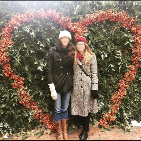 ZAREEN Wool Blend Long Coat with Oversized Lapel - Medium - Picture 3 of 7